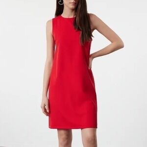 Studio I Red Sleeveless Dress with Back Zipper